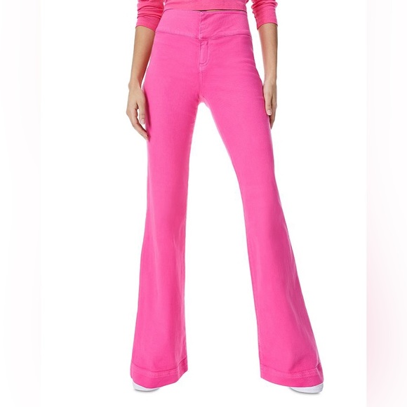 Alice + Olivia Denim - NWT alice + olivia pink flare jeans